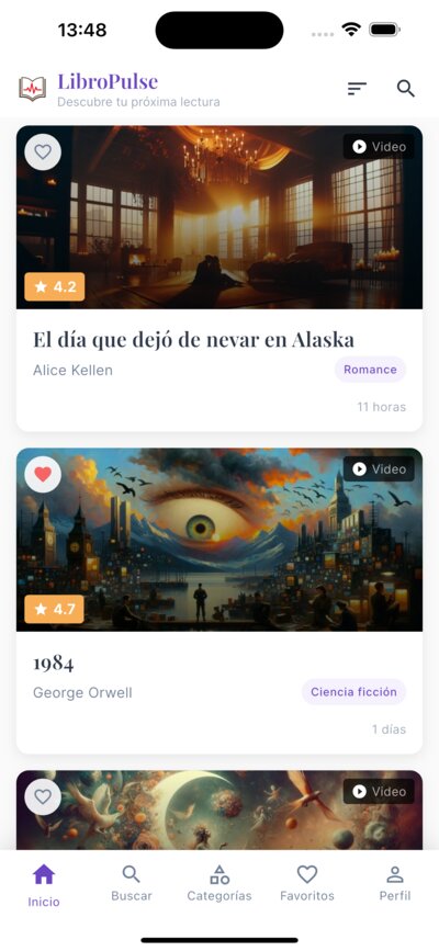 LibroPulse App Screenshot
