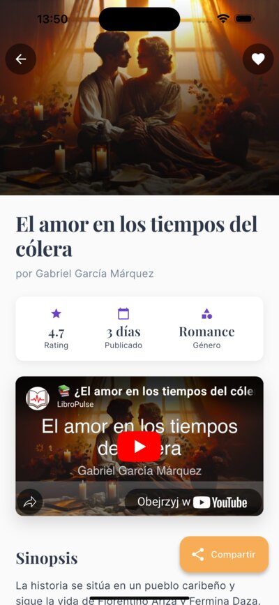 Vista de reseña detallada